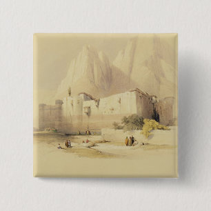 The Convent of St. Catherine, Mount Sinai, Februar 15 Cm Square Badge