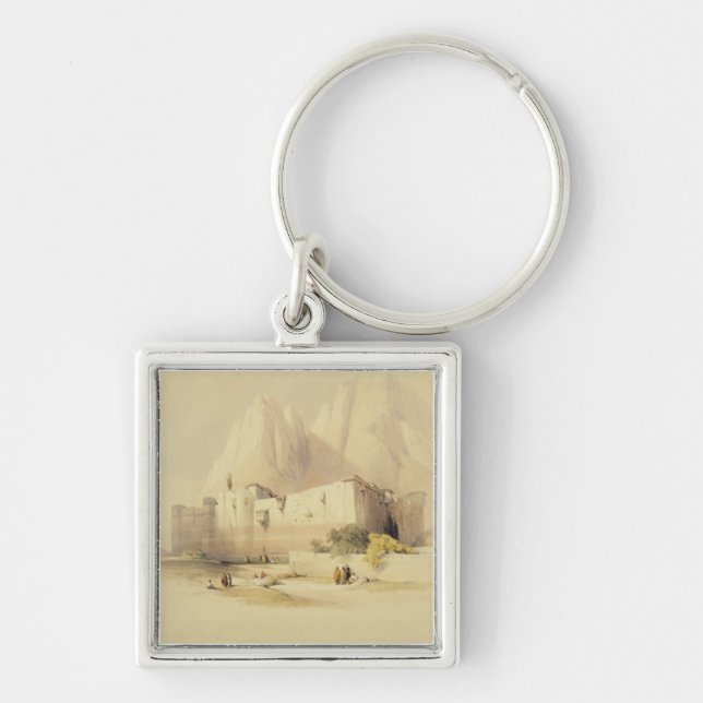 The Convent of St. Catherine, Mount Sinai, Februar Key Ring (Front)
