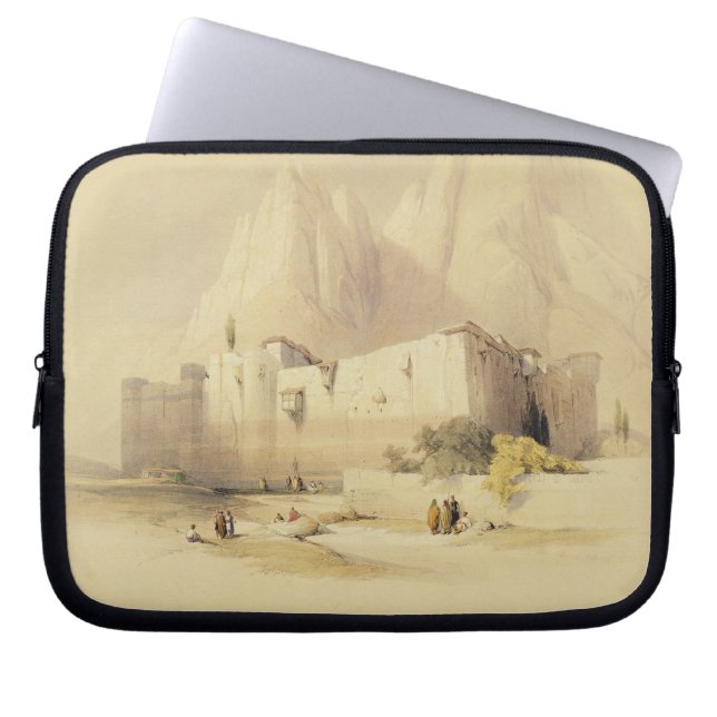 The Convent of St. Catherine, Mount Sinai, Februar Laptop Sleeve (Front)