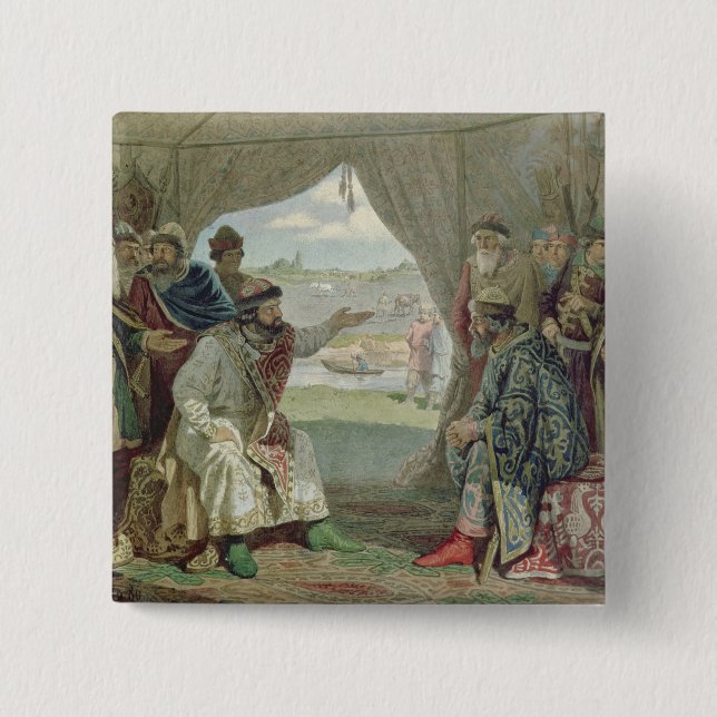 The Convention of Princes 15 Cm Square Badge (Front)