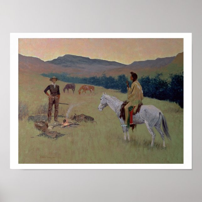 The Conversation, or Dubious Company (oil on canva Poster (Front)