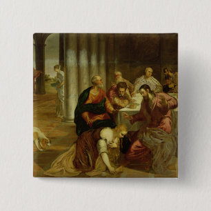The Conversion of Mary Magdalene, 1546-7 15 Cm Square Badge