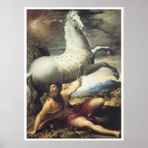 The Conversion of Paul, c.1530 Parmigianino Poster