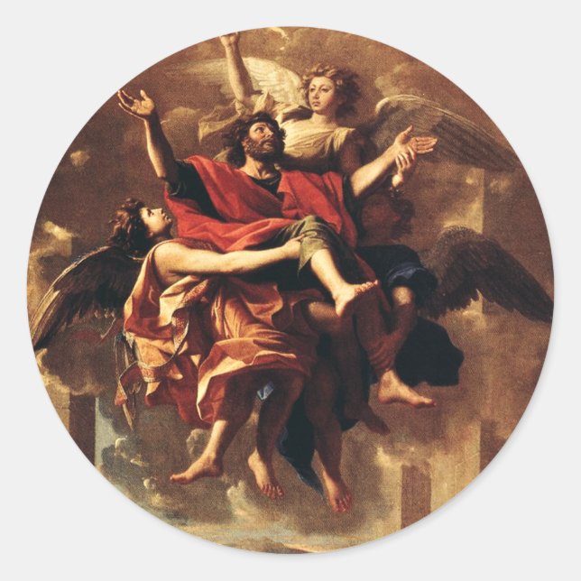The Conversion of Saint Paul Fine Art Classic Round Sticker (Front)