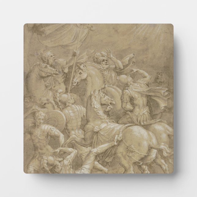 The Conversion of Saint Paul Plaque (Front)