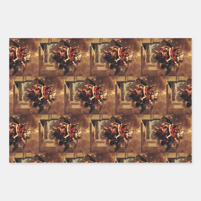 The Conversion of Saint Paul Wrapping Paper Sheet (Front)