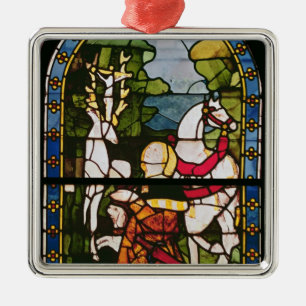 The Conversion of St. Eustace Metal Tree Decoration