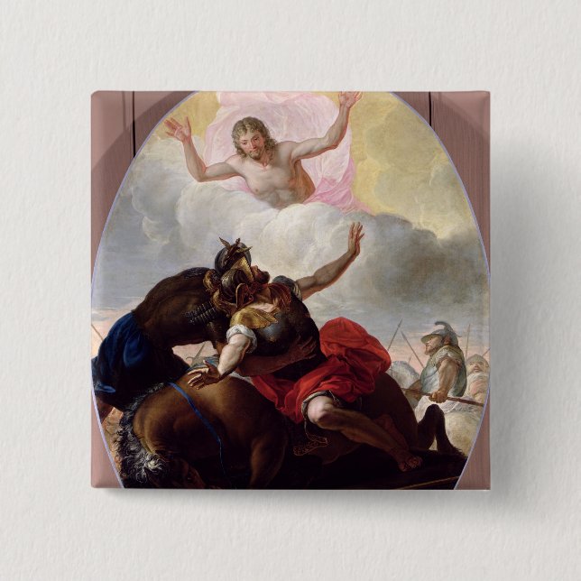 The Conversion of St. Paul 15 Cm Square Badge (Front)