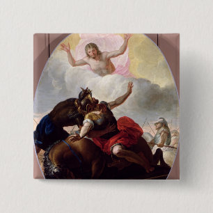 The Conversion of St. Paul 15 Cm Square Badge