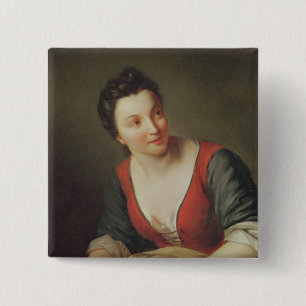 The Cook 15 Cm Square Badge
