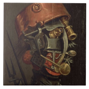 The Cook (oil on panel) Ceramic Tile