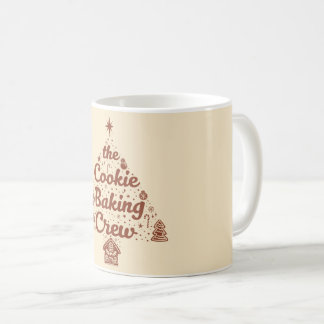 The Cookie Baking Crew Christmas Tree Design Coffee Mug