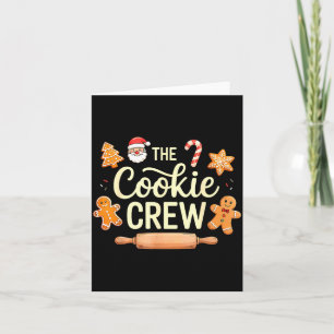 The Cookie Crew Christmas Baking Cookie Lover Card