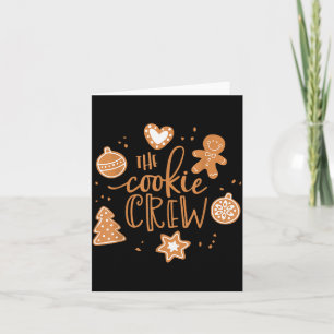 The Cookie Crew Gingerbread Christmas Xmas Pajamas Card