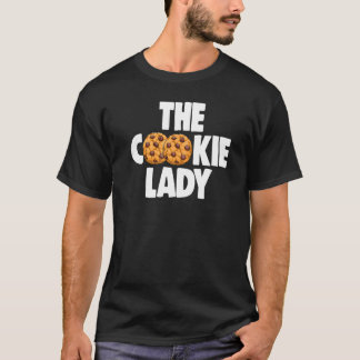 The Cookie Lady Baking Women Choco Chip Cookie Par T-Shirt