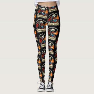 The Cooking Dragon Leggings