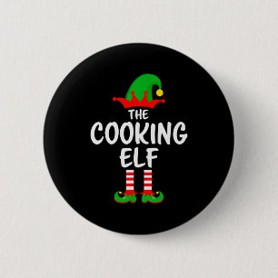 The Cooking Elf Matching Family Christmas 6 Cm Round Badge