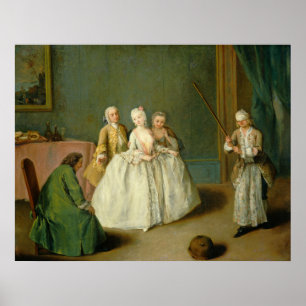 the Cooking Pot - Pietro Longhi Fine Art Poster