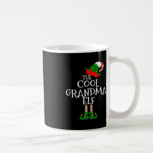The Cool Grandma Elf Gift Matching Family Group Ch Coffee Mug