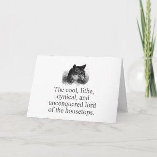 The Cool Lithe Cynical  Card