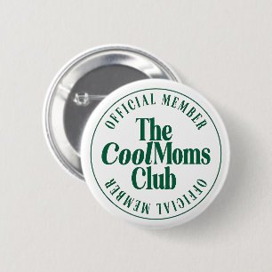 The Cool Moms Club Retro Green 6 Cm Round Badge