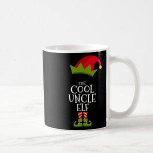 The Cool Uncle Elf Matching Family Group Gift Chri Coffee Mug