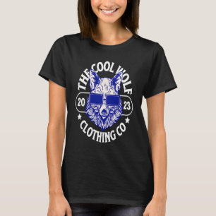 The Cool Wolf Clothing CO Wolf Wearing Shades T-Shirt