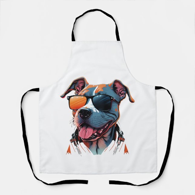 The coolest dog in the world apron (Front)