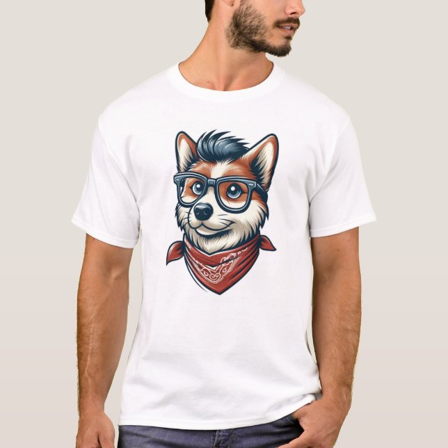 The coolest dog T-Shirt (Front)