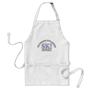 The Coolest Guys Around Ski Downhill Standard Apron