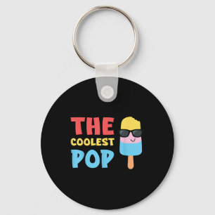 The Coolest Pop Ever Funny Father’s Day For Dad Gr Key Ring