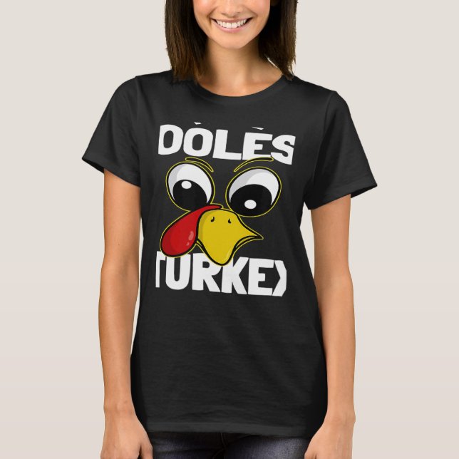 The Coolest Turkey Family Group Matching Thanksgiv T-Shirt (Front)