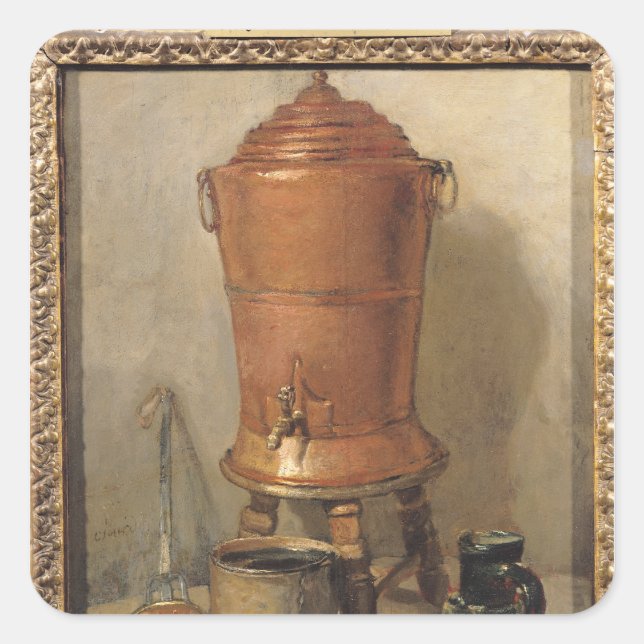 The Copper Drinking Fountain, c.1733-34 Square Sticker (Front)