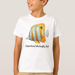 The Copperband Butterfly Fish Kids T-Shirt