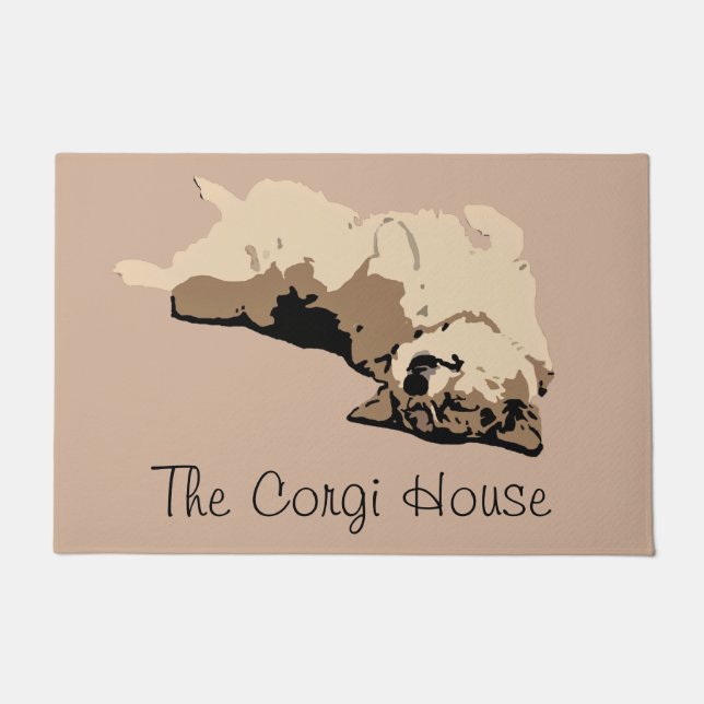 The Corgi House Doormat (Front)