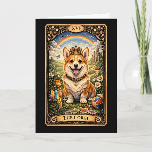 The Corgi Tarot Card (Front)