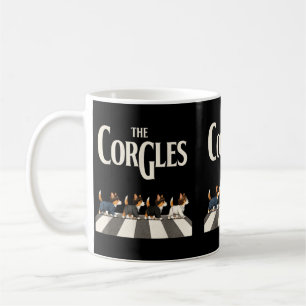 The Corgles Funny Cute Corgi Dog Lovers Birthday Coffee Mug