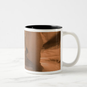 The Corkscrew in Upper Antelope Canyon, Navajo 2 Two-Tone Coffee Mug