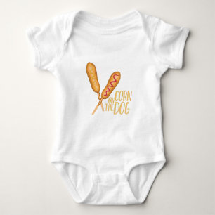 The Corn Dog Baby Bodysuit