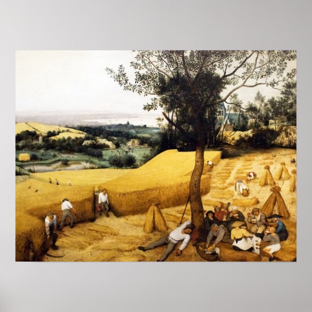 The Corn Harvest - 1565 Poster (Front)