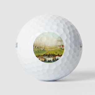 The Cornell Farm (Pennsylvania Landscape) Golf Balls
