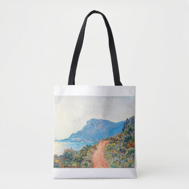 The Corniche Landscape by Claude Monet Tote Bag (Front)
