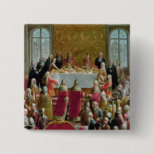 The Coronation 15 Cm Square Badge