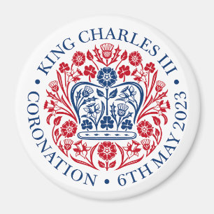 The Coronation Emblem of King Charles 2023 Magnet