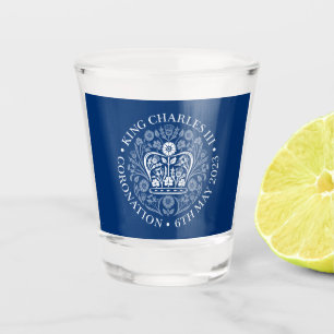 The Coronation Emblem of King Charles 2023 Shot Glass