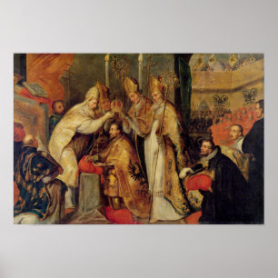 The Coronation of Charles V  Holy Roman Emperor Poster