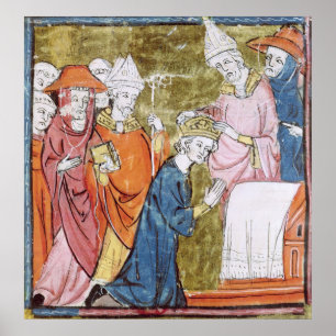 The Coronation of Emperor Charlemagne Poster