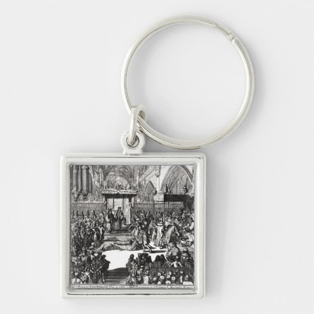 The Coronation of King George I Key Ring (Front)