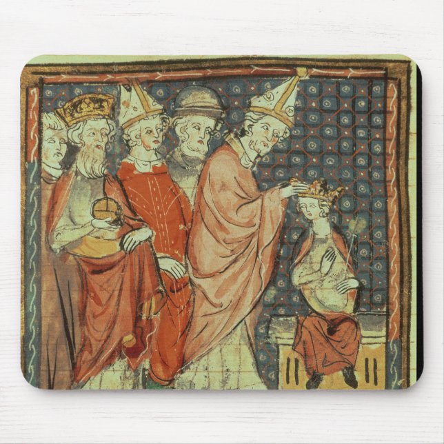 The coronation of Louis I 'the Pious' Mouse Pad (Front)