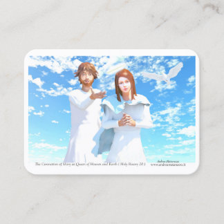 The Coronation of Mary - Queen of Heaven and Earth Calling Card